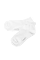 YM06 60 Pairs 4-Pair Bundle (Black, Grey, White), Shoe Size 6â€“9, Made in Korea Cotton Quarter Socks