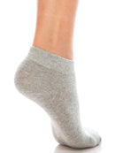 YM04 60 Pairs Shoe Size 9â€“12, Soft Stretch Fabric, 4-Pair Bundles, Made in Korea Cotton Quarter Socks