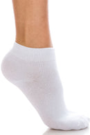 YM04 60 Pairs Shoe Size 9â€“12, Soft Stretch Fabric, 4-Pair Bundles, Made in Korea Cotton Quarter Socks