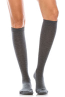 YM11 12 Pairs Knitted Body with Matching Heel & Toe, Shoe Size 6â€“9 Made in Korea Knee High Socks