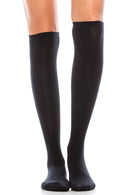 YM11 12 Pairs Knitted Body with Matching Heel & Toe, Shoe Size 6â€“9 Made in Korea Knee High Socks