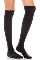 YM11 12 Pairs Knitted Body with Matching Heel & Toe, Shoe Size 6â€“9 Made in Korea Knee High Socks
