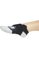 YM86 12 Pairs Black/Grey Cotton Blend Penguin Print Socks