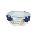 Bonita Home Round Glass Container with Snap Lid 13.53oz