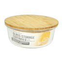 Bonita Home Round Glass Container with Bamboo Lid - 32.12oz