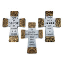 Bonita Home Cross Plaque Spanish Phrase - 5.9in