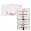 Adjustable Beaded Charm Bracelet 3834 (12 units)