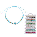 Adjustable Clover Beaded Bracelet 1798R (12 units)