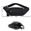 All Black Fanny Bag 226E (12 units)