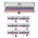 America Flag Choker Necklace 1004 (12 units)
