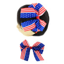 American Flag Bow Headband 7578 (12 units)