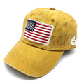 American Flag Stone Wash Baseball Cap (1 unit)