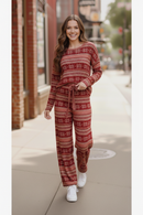 Red Holiday Fair Isle Set (Open Pack)