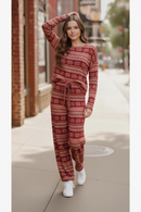 Red Holiday Fair Isle Set (Open Pack)