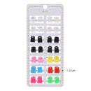 Assorted Color 28PC Mini Jaw Clip 2466-MTX ( 12 units)