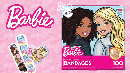 BARBIE BANDAGES 20 CT 60% OFF