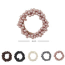 Basic Tone Pearl Beaded Hair Tie 3419-BCX (12 units)