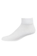 BURUKA QUARTER DIABETIC SOCKS (BK185D_WHITE)