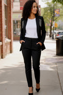 Holiday Glam Tassel Blazer (Open Pack)