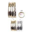 Boho Stacked Bangle Bracelet Set 5655GS (12 units)