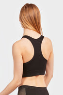 SOFRA LADIES SEAMLESS RACERBACK SPORTS BRA (BR0136SP6)