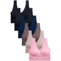 SOFRA LADIES SEAMLESS U BACK PLUS SIZE SPORTS BRA (BR0224SPX1)