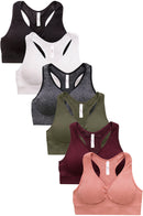 SOFRA LADIES SEAMLESS SPORTS BRA (BR0237SP2)