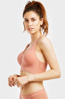 SOFRA LADIES SEAMLESS SPORTS BRA (BR0237SP2)