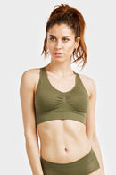 SOFRA LADIES SEAMLESS SPORTS BRA (BR0237SP2)