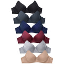 SOFRA LADIES PLAIN FULL CUP 3HOOK BRA (BR4129P9)