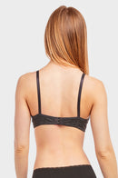MAMIA LADIES COTTON PLAIN NO WIRE BRA (BR4255PN5)