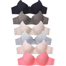 MAMIA LADIES FULL CUP COTTON PLAIN BRA (BR4337P6)