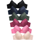 SOFRA LADIES FULL CUP LACE BRA (BR4452L)