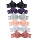 MAMIA LADIES FULL CUP PLAIN/LACE BRA (BR4529PL)