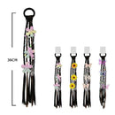 Braided Ponytail Extension With Flower 480M (12 units)