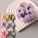 Brush Painted Hibiscus Claw Clip 11193 (12 units)