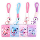 Butterfly Compact Mirror Keychain ? Portable Cosmetic Mirror 0692 (12 units)