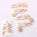Butterfly Flower Charms 4PC Snap Pin 7073 (12 units)