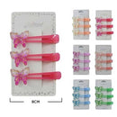 Butterfly Hair Pin Set 10799M (12 units)