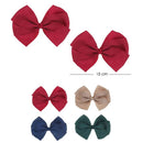 School Color Flat Hair Bow 4723-15X (24 units)