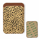 Cell Phone Stick On Card Wallet CH Brown (1 units)