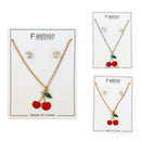 Cherry Necklace Set 11182 (12 units)