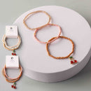 Cherry Seed Beaded Bracelet 18265 (12 units)