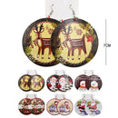 Christmas Round Shape Earrings 2270 (12 units)