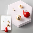 Chunky Huggie Mix Earring 38714 (12 units)