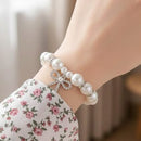 Classic Pearl & Beaded Ribbon Bracelet 1400 (12 units)
