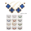 Clover Stud Earring Set 3121R (12 units)