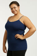 SOFRA LADIES POLY CAMISOLE PLUS SIZE (CM900X)