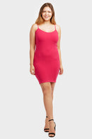 SOFRA LADIES LONG POLY CAMISOLE PLUS SIZE (CM901X)