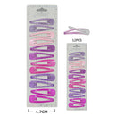 Colorful 12PCS Snap Hair Clips Set 20003PK (12 units)